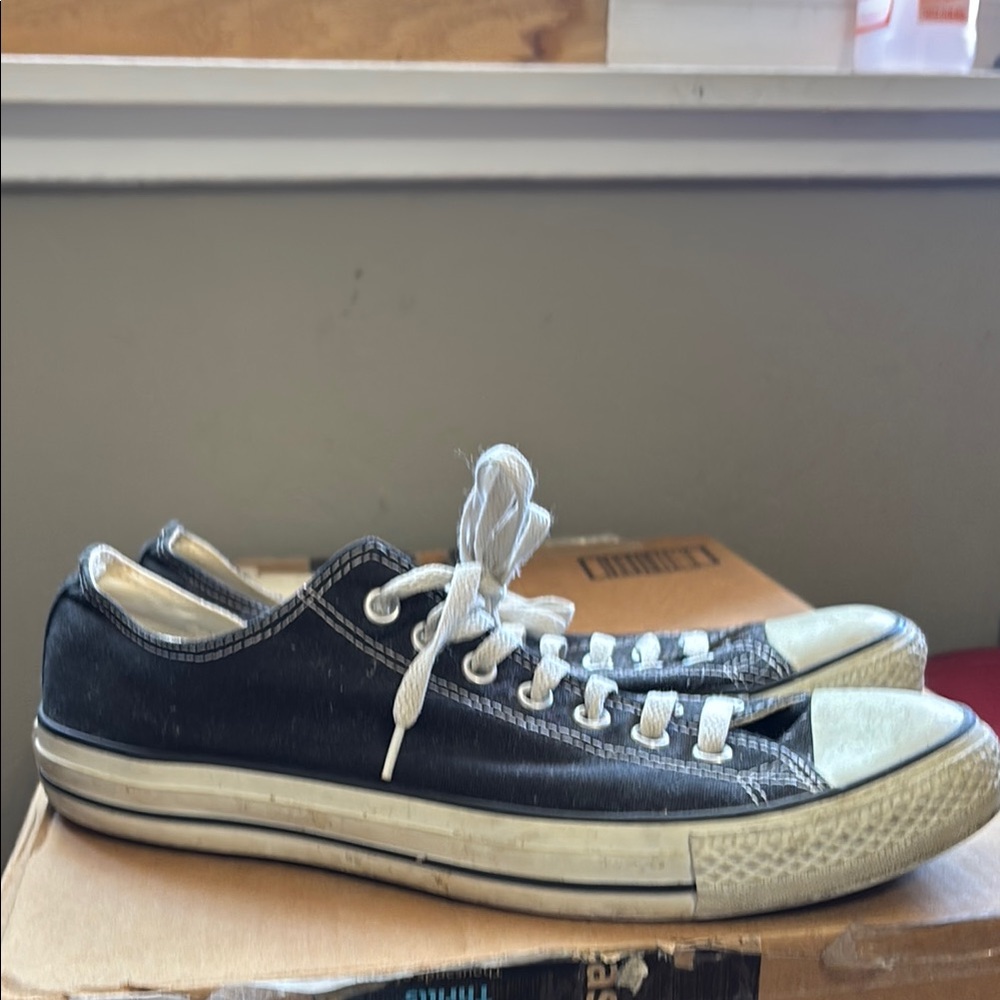 Converse Black and White Chuck Taylor Sneakers